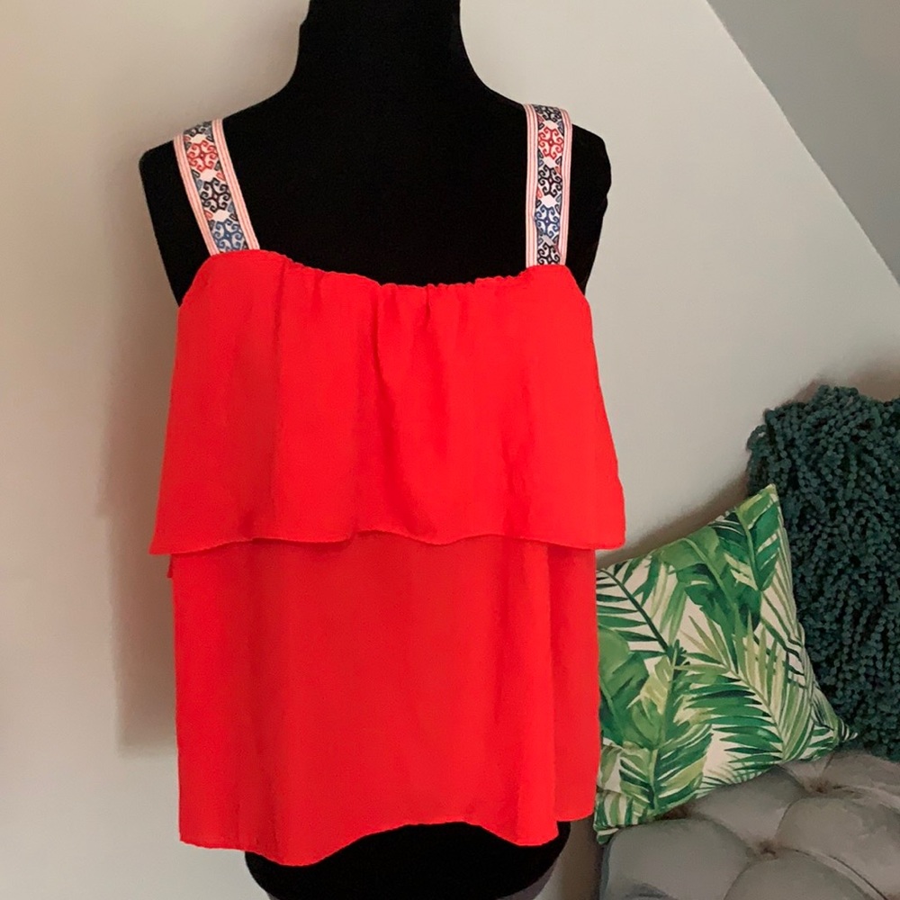 J Crew chiffon tank